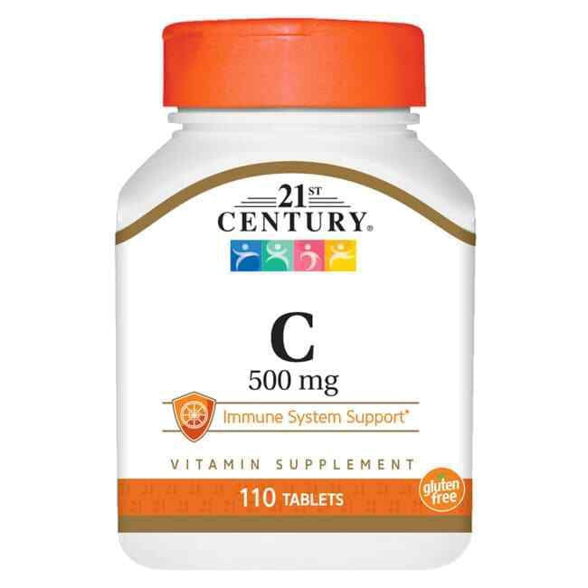 21ST CENTURY VITAMIN C 500MG TABLETS 110 CT