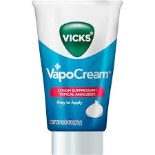 Vicks VapoCream, Soothing Vapor Moisturizing Cream, Cough Suppressant, 3 Oz