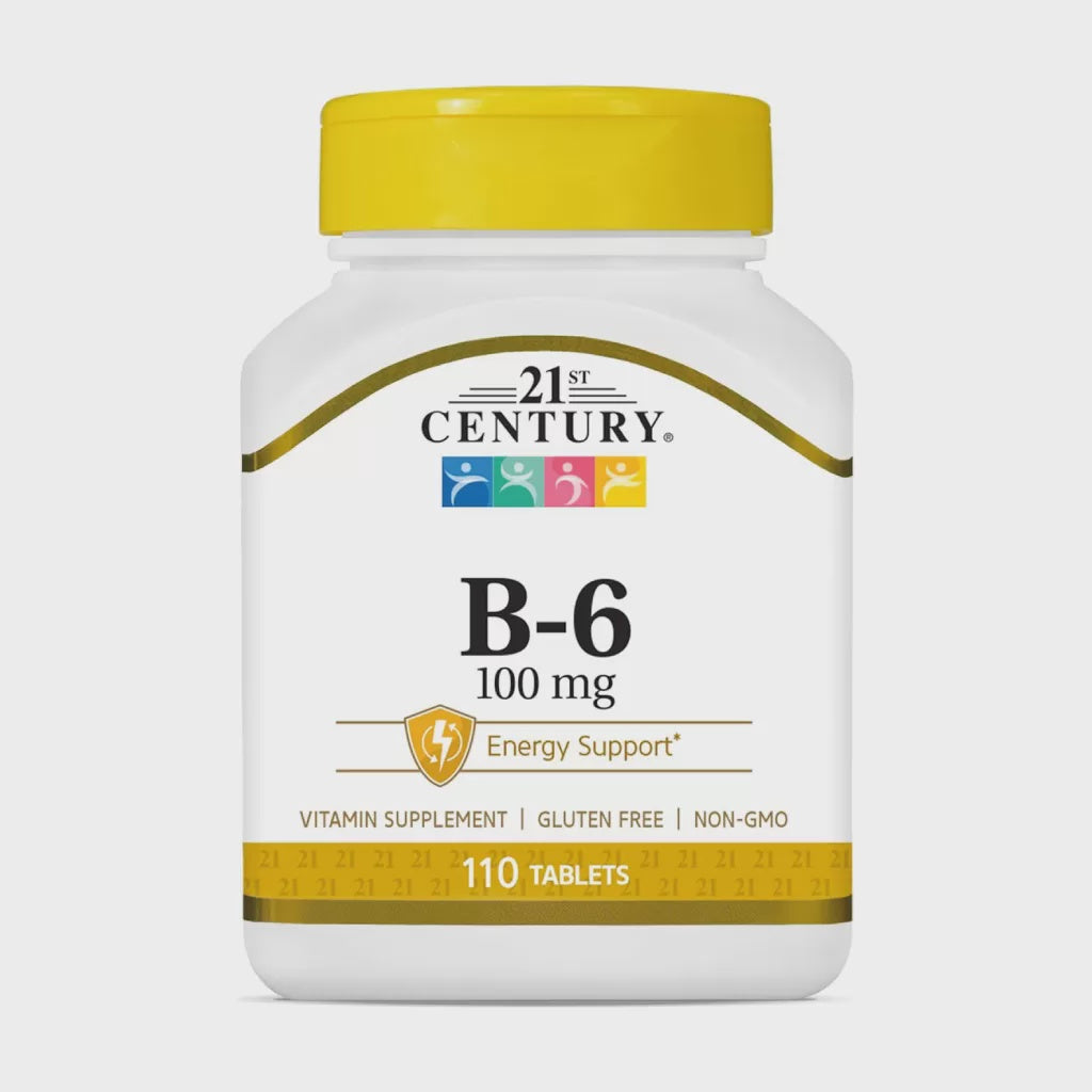 21st Century B-6 100 mg Supplement Tablets - 110 ct