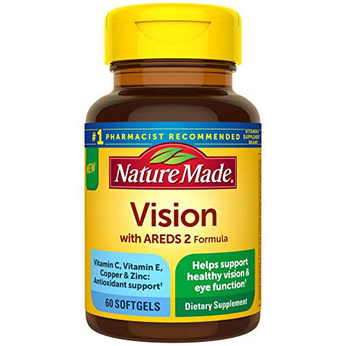 Nature Made Vision with Areds 2 Formula -- 60 Softgels