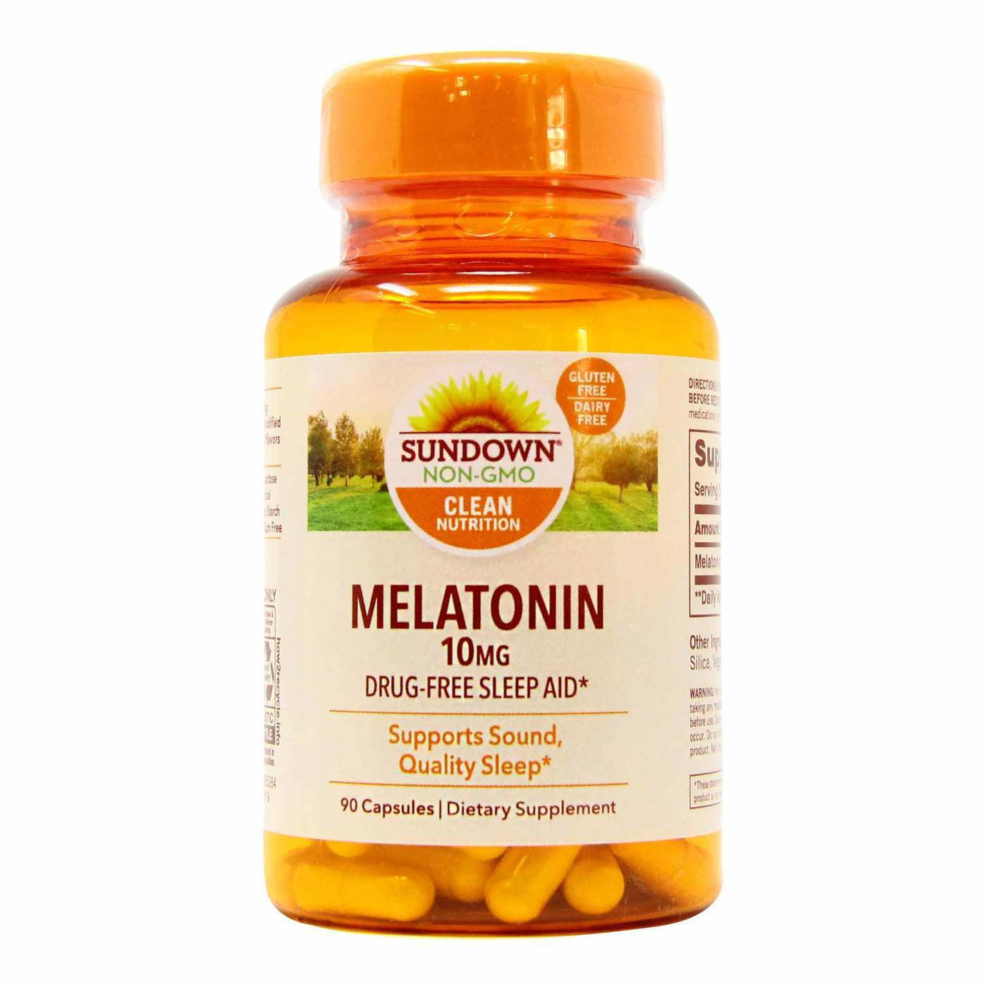 Sundown Naturals, Melatonin, 10 mg, 90 Capsules