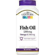 21st Century Fish Oil 1200 mg Softgels Maximum Strength - 90 ct