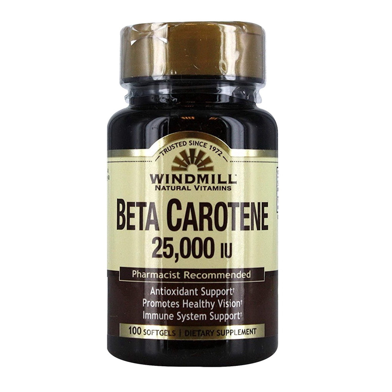 WINDMILL BETA CAROTENE 25000 IU 100 SOFTGELS