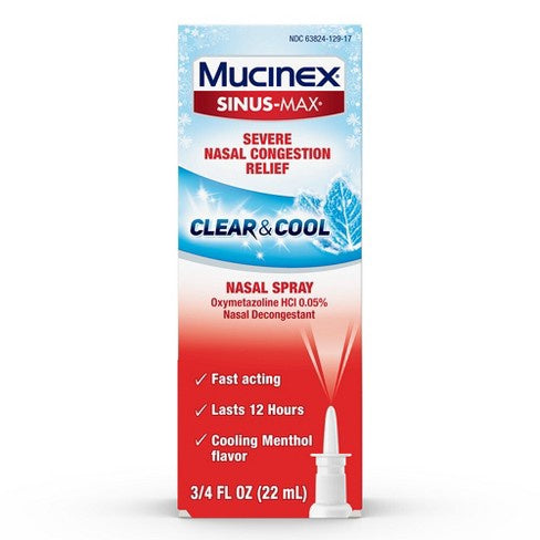 Mucinex Sinus Nasal Spray Decongestant- 0.75 Oz