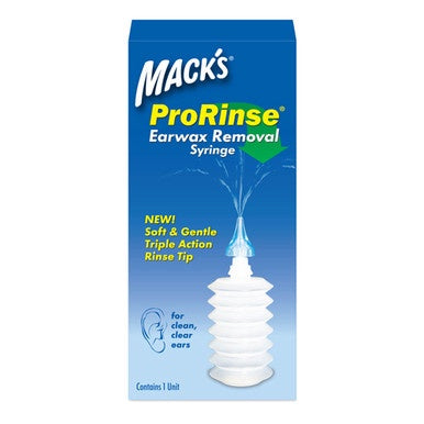 Macks Prorinse Earwax Removal Syringe, 1 Ea