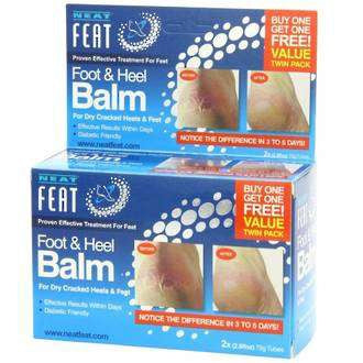 Neat Feat Foot and Heel Balm Twin Pack, 5.2 Oz
