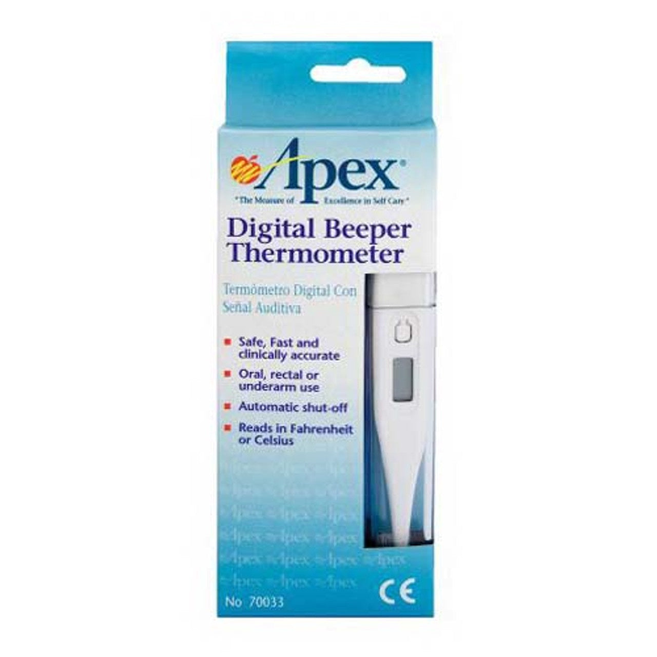 Apex Flex Tip Digital Beeper Thermometer, 70061, 1 Ea