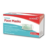 LEADER(TM) MASK EARLOOP 20 CT