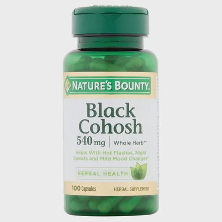 Nature's Bounty Black Cohosh Capsules, 540 Mg, 100 Ct