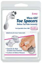 PEDIFIX VISCO-GEL TOE SPACERS LARGE