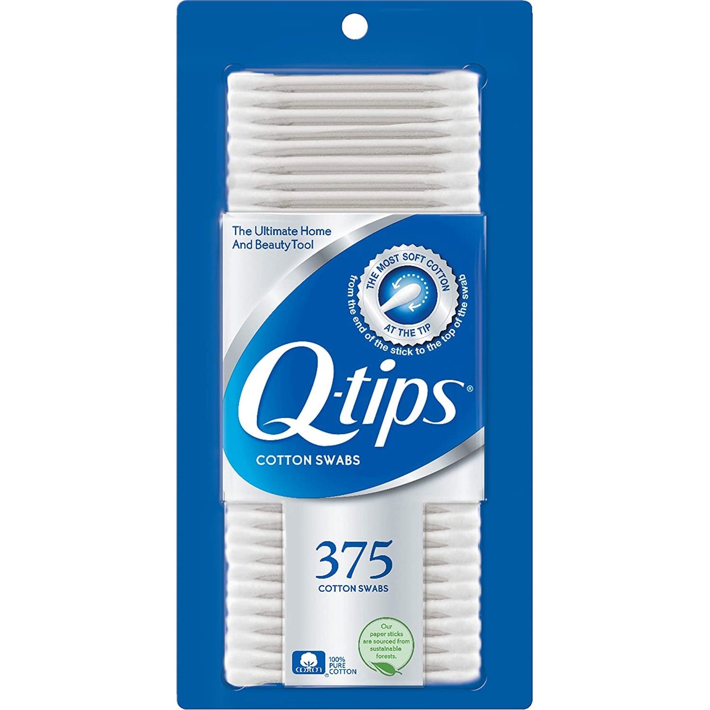 Q-TIPS COTTON SWABS 375 CT