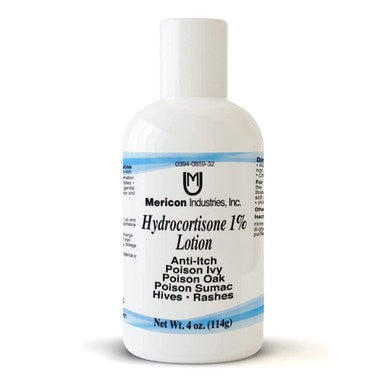 Mericon Hydrocortisone 1% Lotion - Anti-Itch 4 oz (114g)