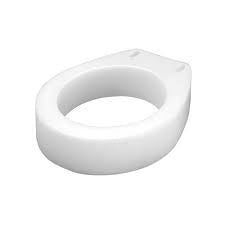 Carex Round 3.5 inches Toilet Seat Riser for Assistance Bending or Sitting