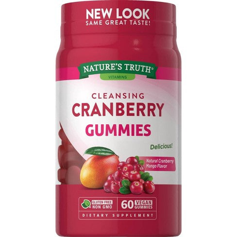 Nature's Truth Cranberry Vegan Gummies - 60ct