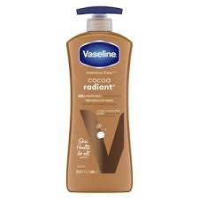 Vaseline Body Lotion Cocoa Radiant Intensive Care for Dry Skin, 20.3 Ounces
