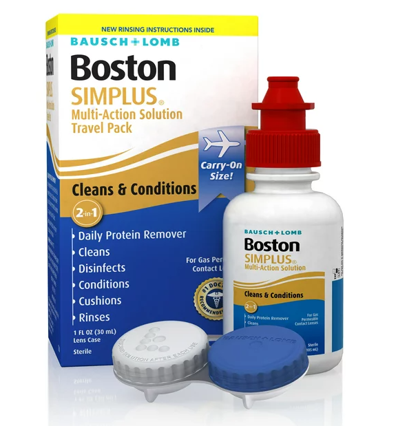 Bausch & Lomb Boston Simplus Multi-Action Solution, Travel Kit - 1 fl oz