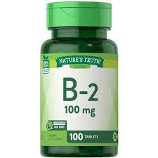 Nature's Truth Vitamin B-2 100mg 100 Tablets