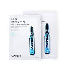 韩国WONJIN 原辰 透明质酸安瓶补水面膜WONJIN EFFECT MEDI HYDRO VIAL AMPOULE MASK 10 pcs