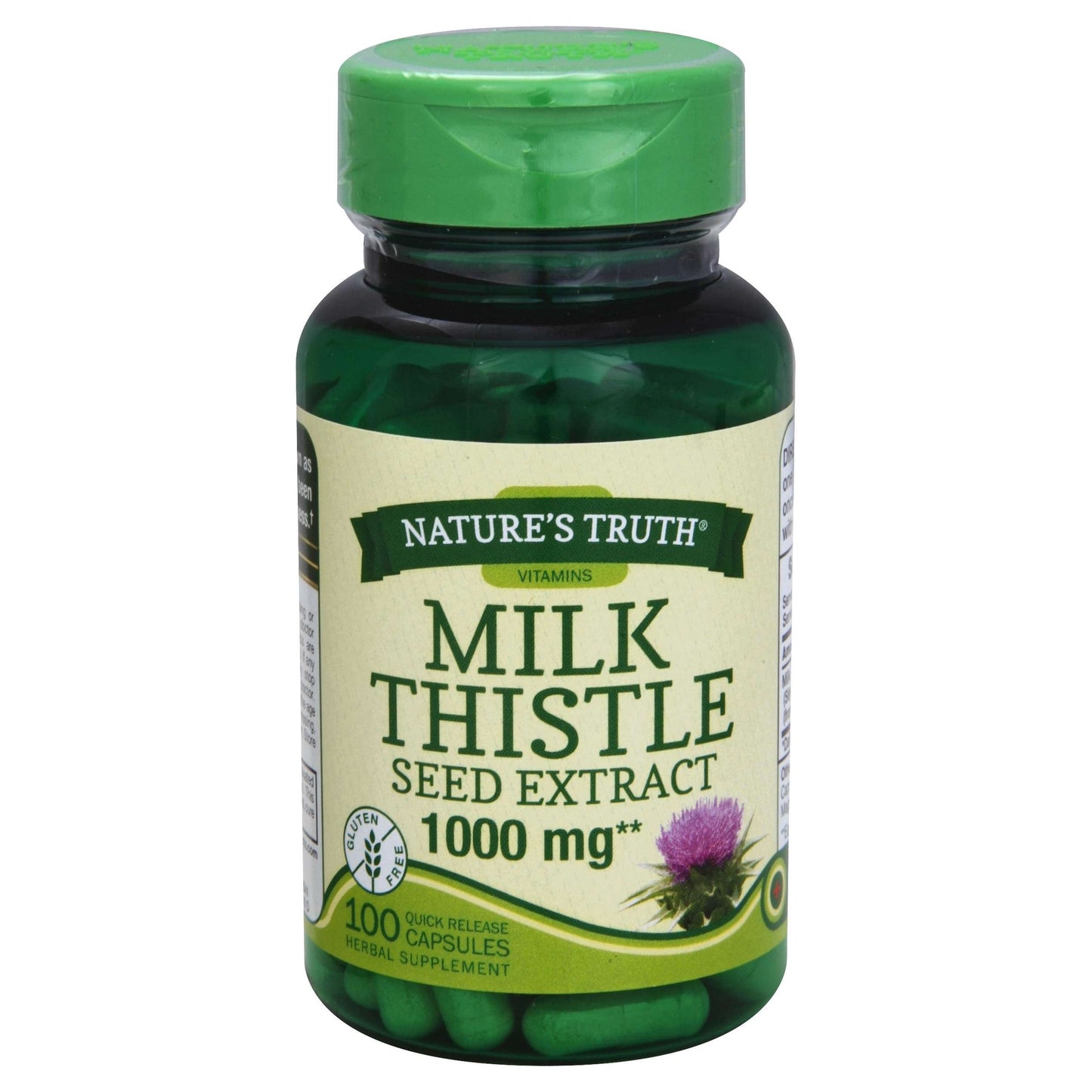 NATURE'S TRUTH MILK THISTLE SEED EXTRACT 1000mg 100 caps