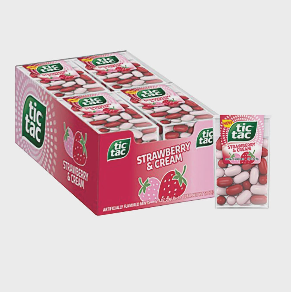 Tic Tac Strawberries & Cream 1oz