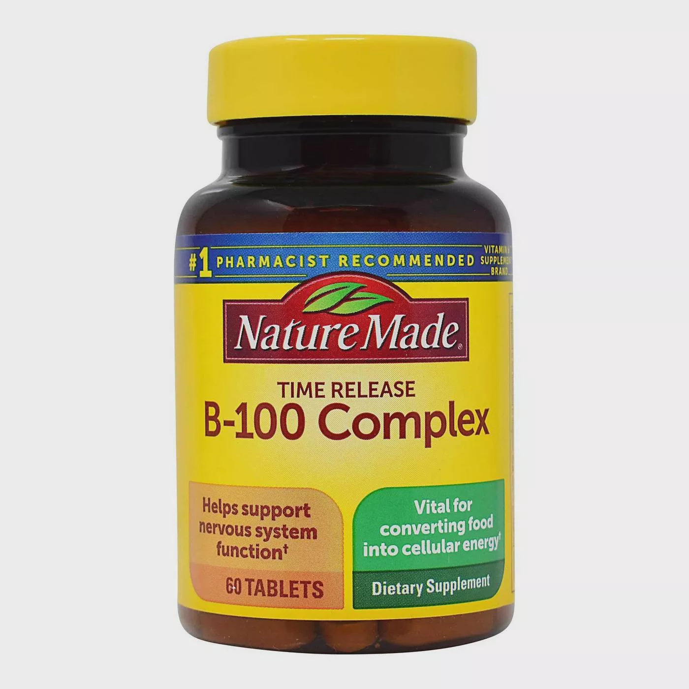 Nature Made Balanced B-100 Timed Release -- 60 Tablets