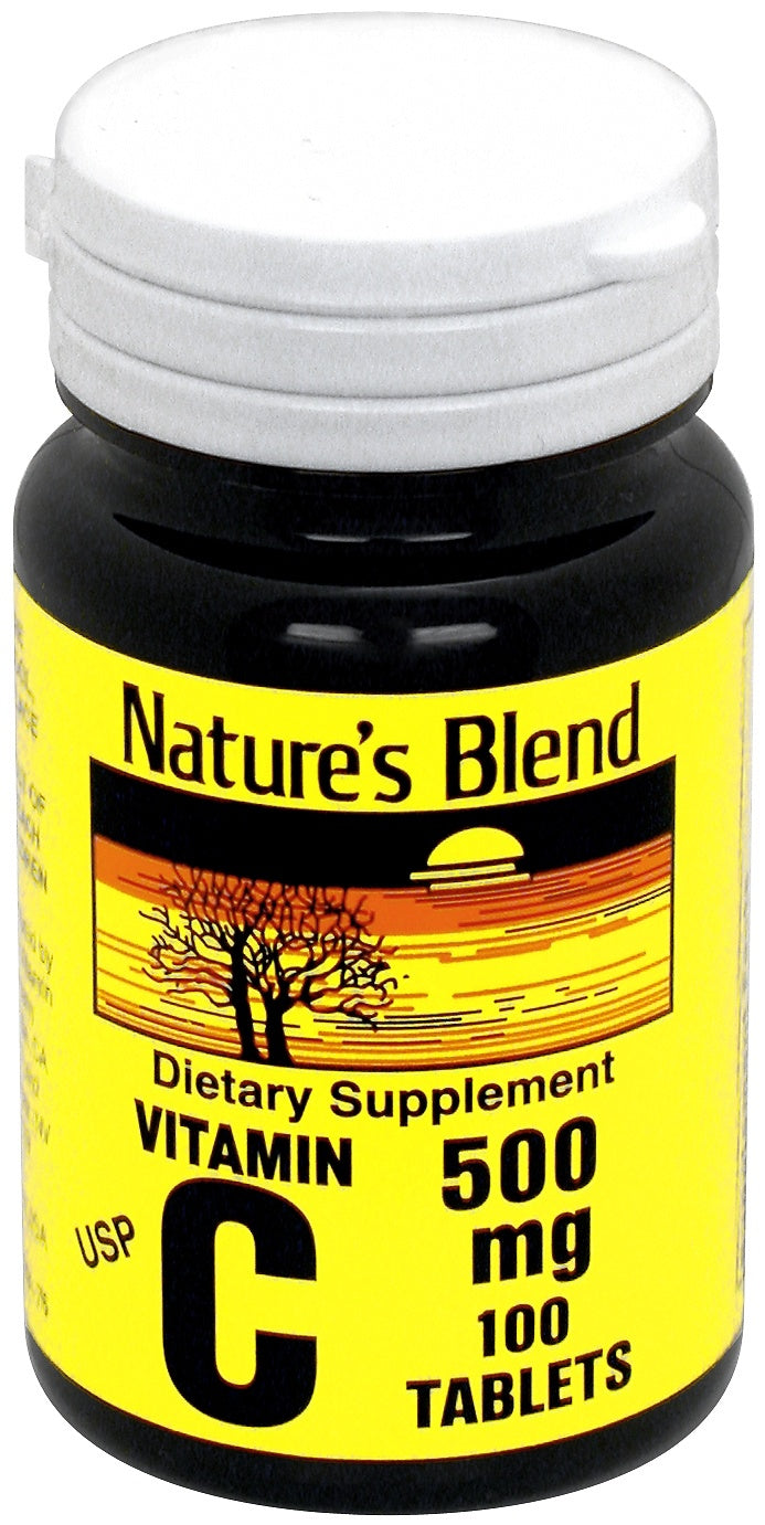 Nature's Blend Vitamin C 500mg Tablets 100 ct