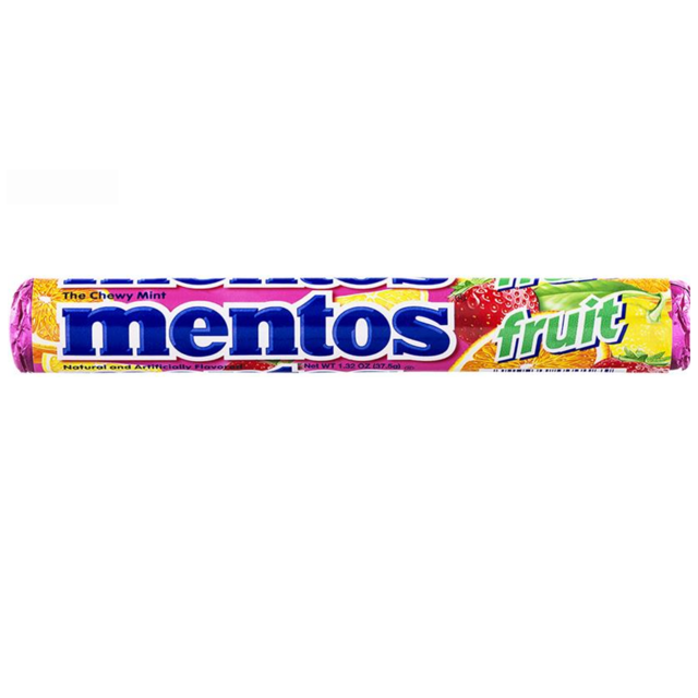 Mentos Mixed Fruit Flavor Roll 1.32 oz