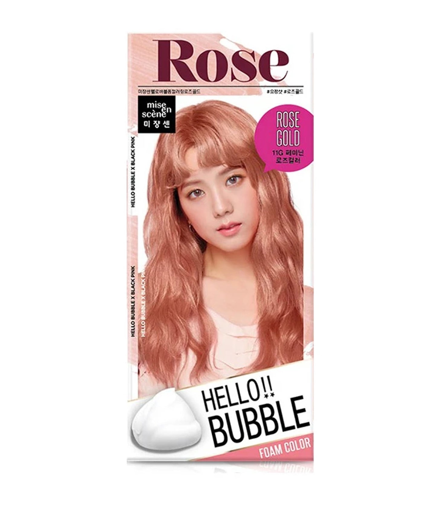 MISE EN SCENE HELLO BUBBLE FOAM ROSE