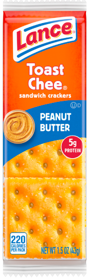 花生酱饼干 5g蛋白质 Lance Toast Chee Peanut Butter 5g Protein