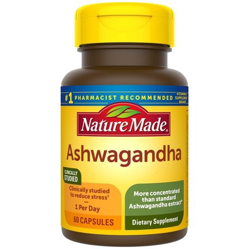 Nature Made(南非醉茄)Ashwagandha Capsules - 60ct