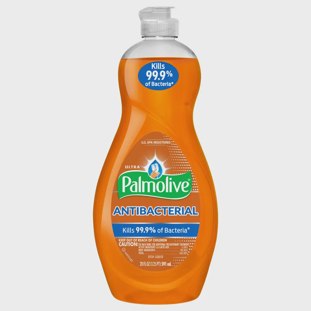 Palmolive Antibacterial Ultra Liquid Dish Soap, Orange - 20 fl oz