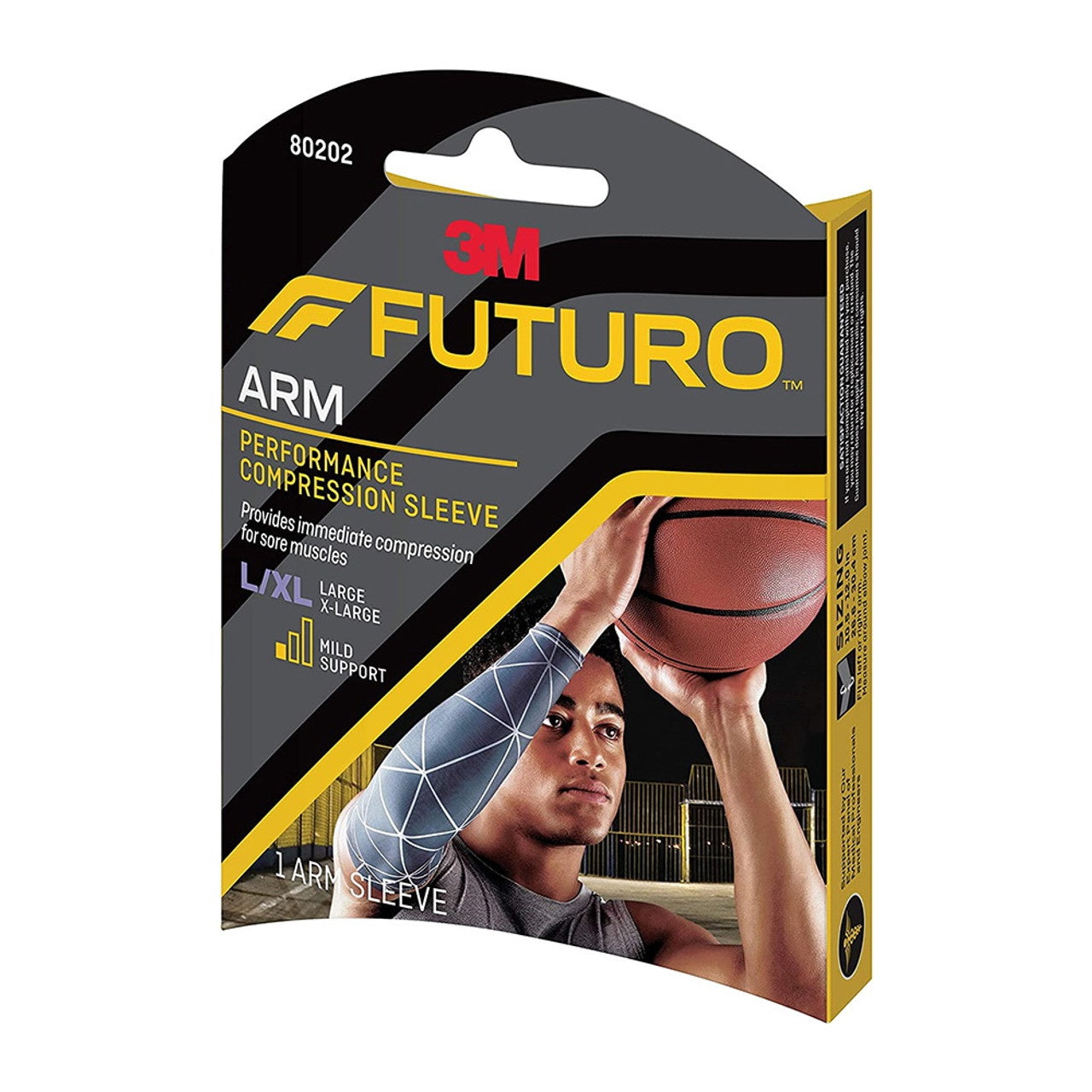 FUTURO SPORT ARM SLEEVE PERFORMACE COMPRESSION LARGE/X-LARGE 1 CT
