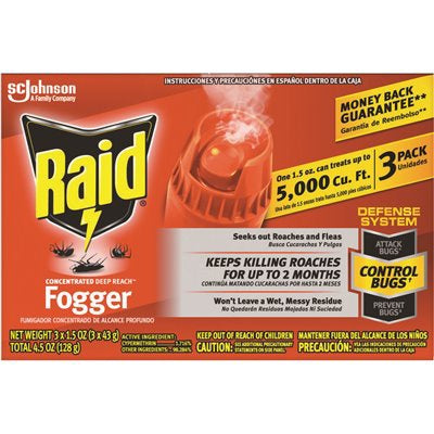 Raid Concentrated Deep Reach Fogger 1.5 Ounce