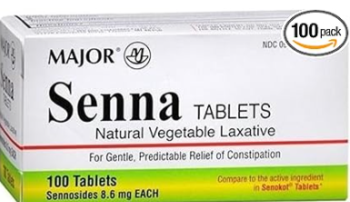 MAJOR SENNA TABLETS 8.6MG 100TBS