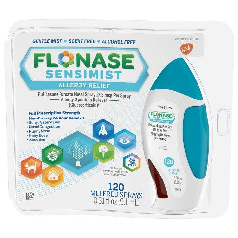 Flonase Sensimist 24-hour Allergy Relief Nasal Spray - Fluticasone Furoate - 0.31 Fl Oz
