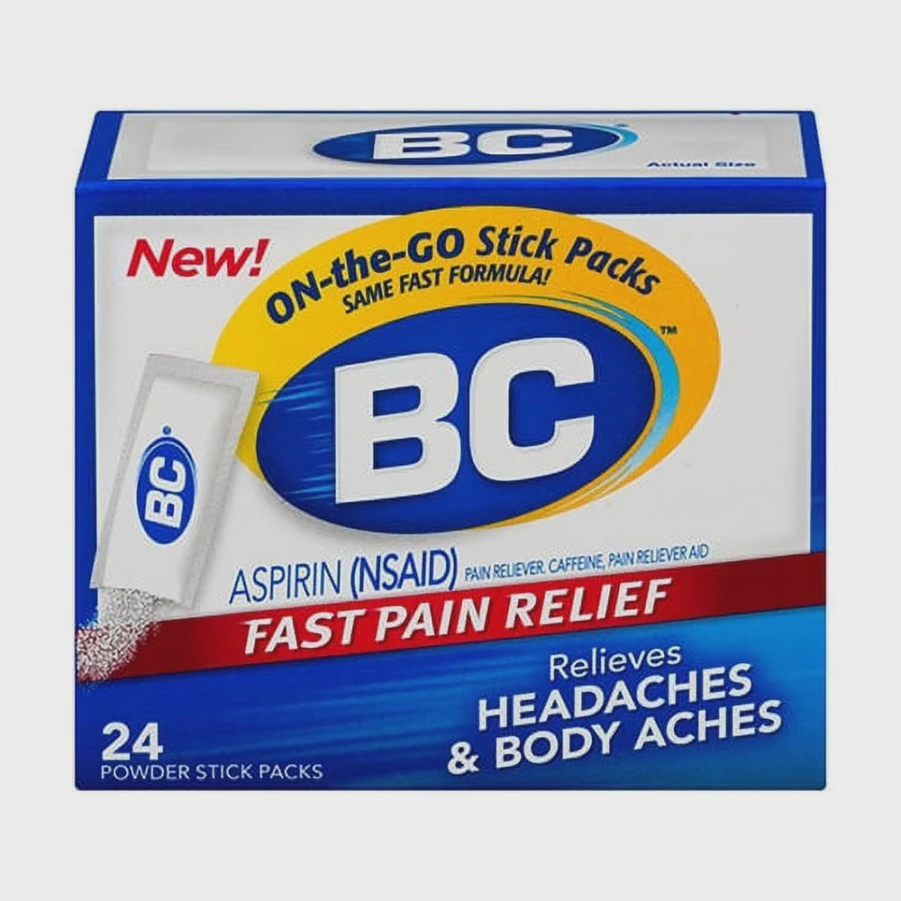 Bc Headache Powder Stick, Cherry, 24 Ea