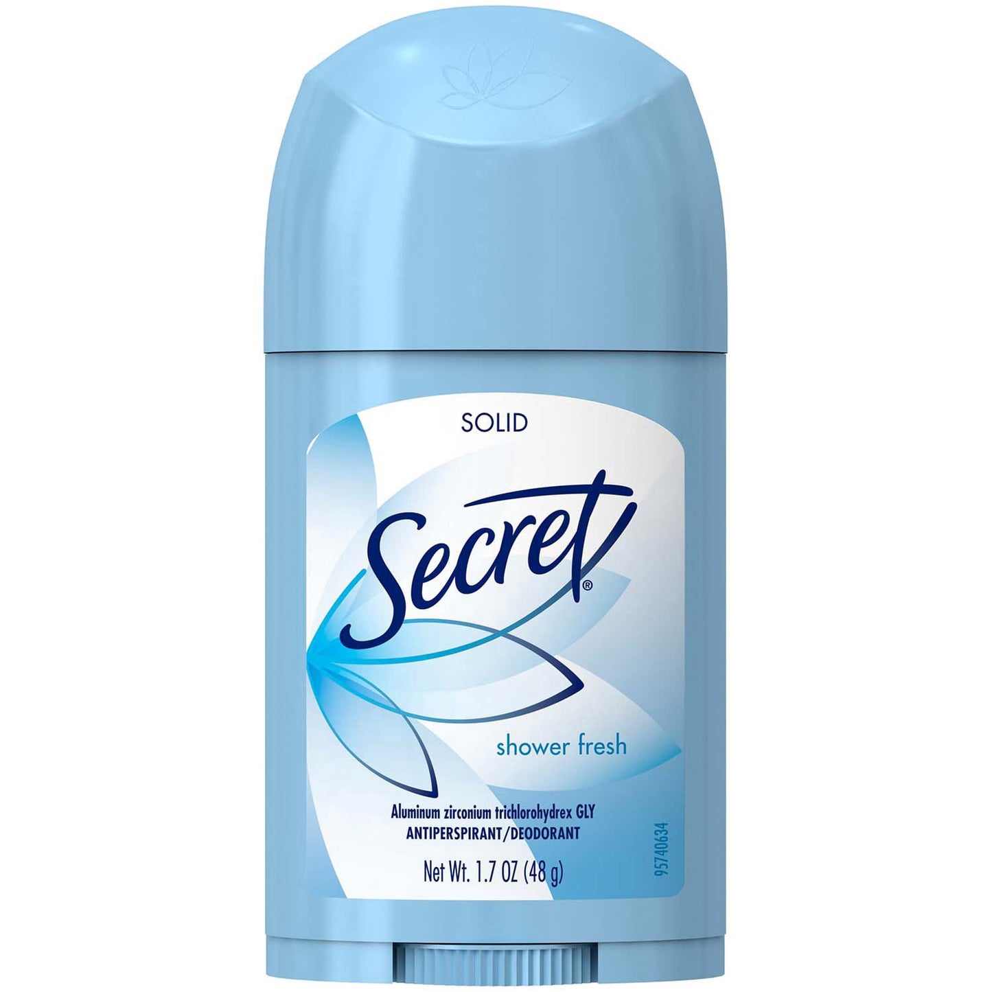 Secret Solid Antiperspirant and Deodorant Shower, Fresh Scent, 1.7 Ounce