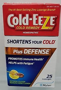COLD EEZE MANUKA HONEY LEMON 25 LOZ