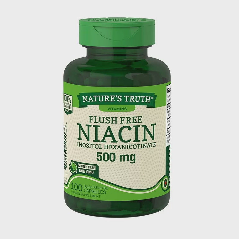 NATURE'S TRUTH (B3) NIACIN FLUSH FREE 500MG CAPSULES 100 CT
