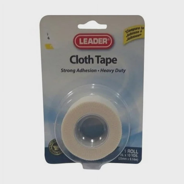 LEADER CLOTH TAPE HYPO-ALLERGENIC 1 IN X 10 YDS 1 CT