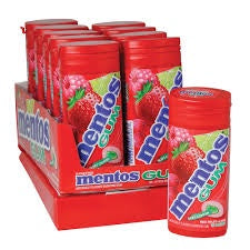 Mentos Gum Sugar Free Red Fruit and Lime 1.06 Oz