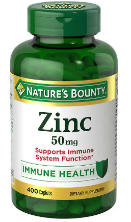 NATURE`S BOUNTY ZINC 50mg 400Tablets