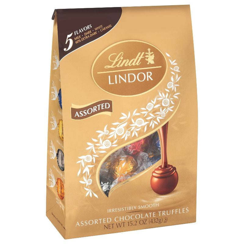 Lindt Lindor Assorted Chocolate Truffles, Assorted 21.2 oz (600g)