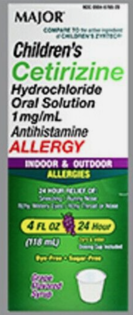 MAJOR CHILDREN'S HYDROCHLORIZE ORAL SOLUTION