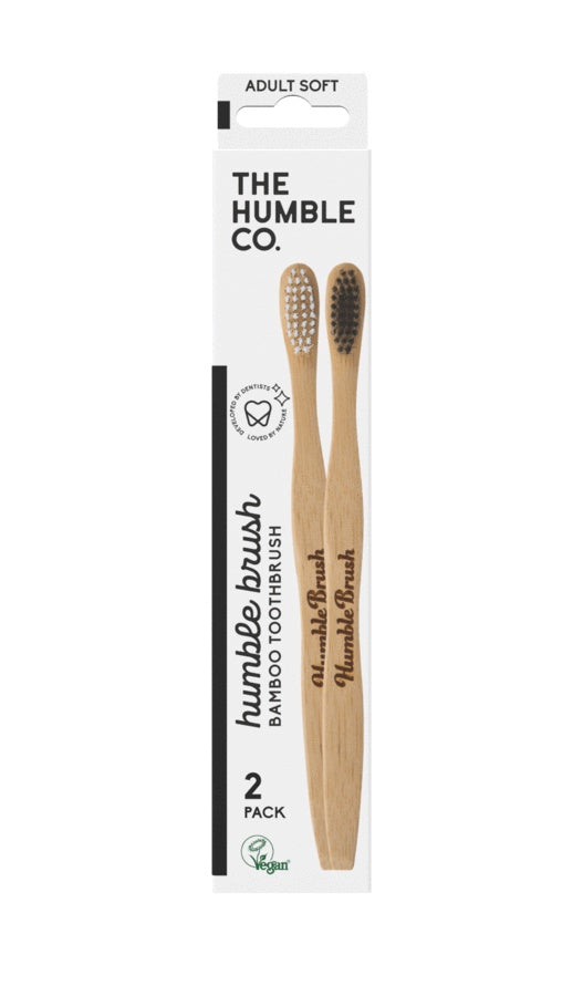 BAMBOO TOOTHBRUSH 2-PACK ADULT SOFT