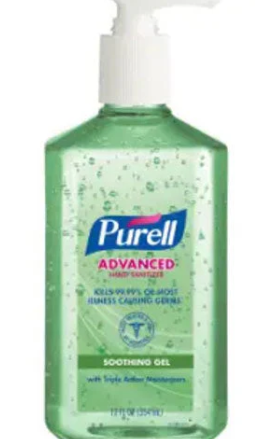 Purell Advanced Hand Sanitizer Gel, 33.8 fl. - Soothing Gel