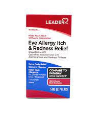 Leader Eye Allergy Itch and Redness Relief Twice Daily Drops 5mL