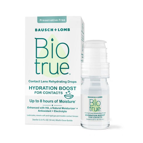 Biotrue Hydration Boost Contact Lens Rehydrating Drops -- 0.33 Fl Oz