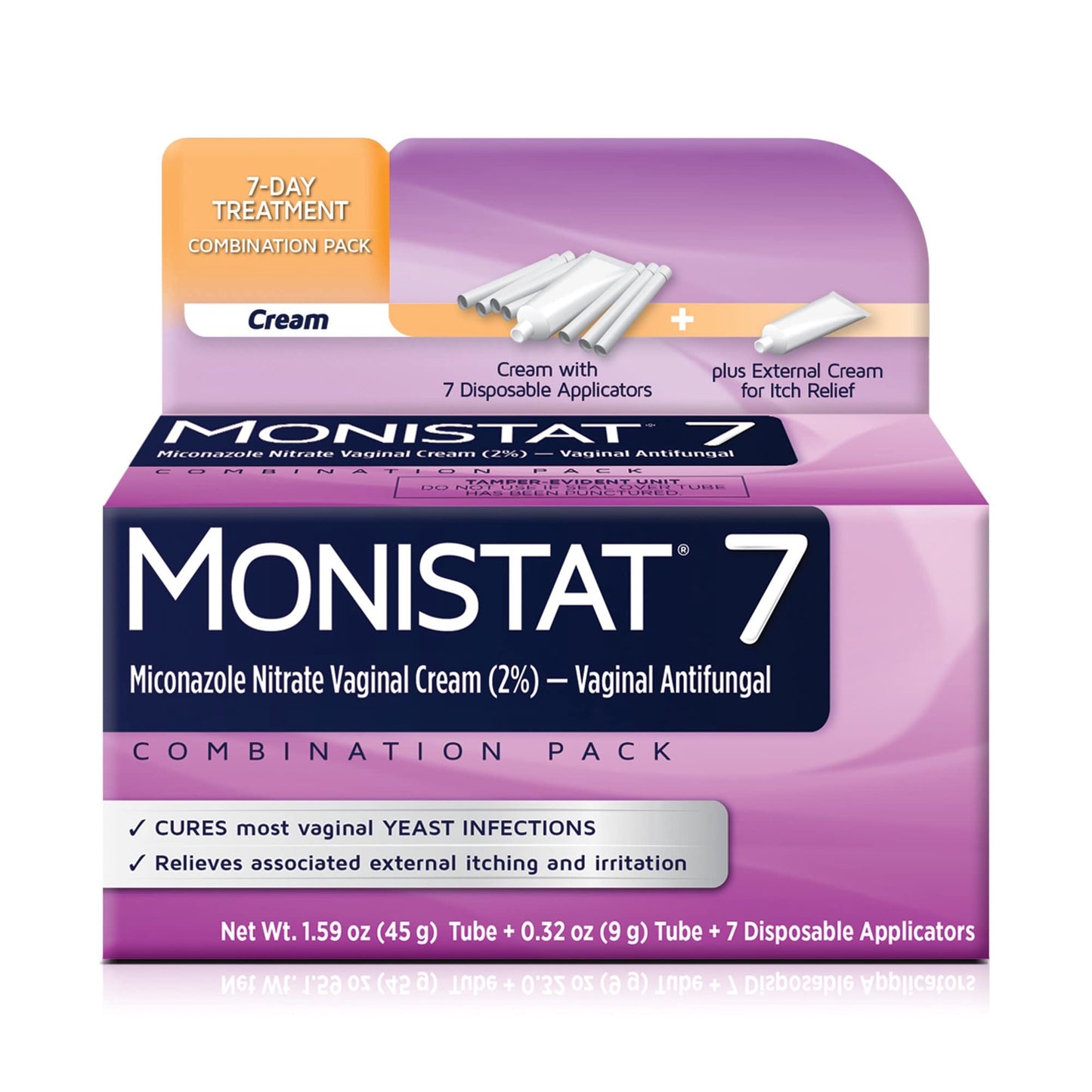 Monistat 7 Day Cure & Itch Relief Cream & Applicators