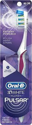 Oral-B Toothbrush Pulsar 3D White Advanced Vivid 35 Soft 1 Ea